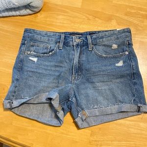Denim shorts